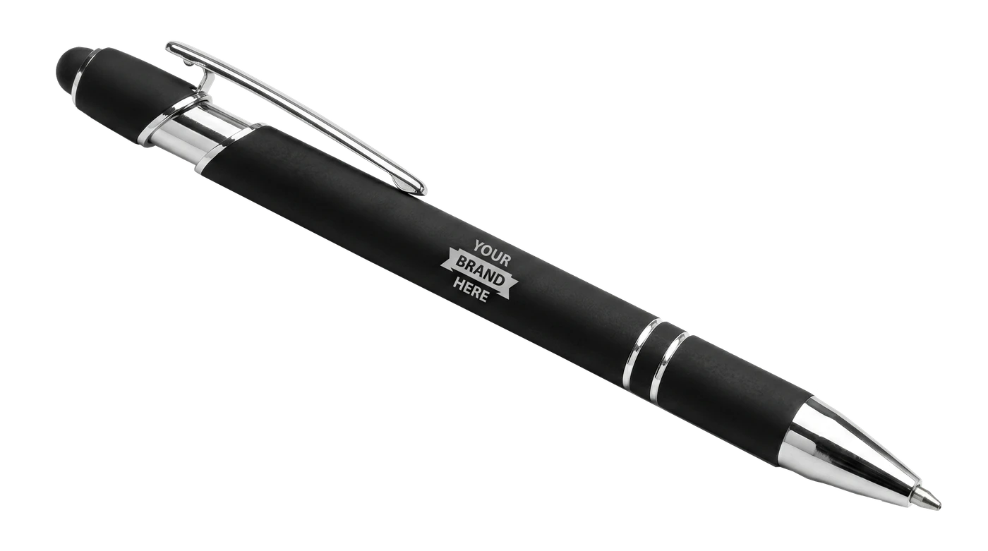 Stylus Touch Pen · Black — customized with your logo